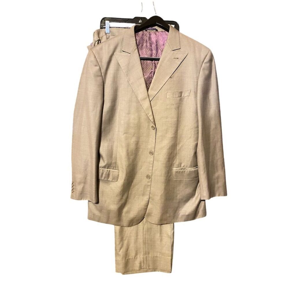 Earvin Magic Johnson Men's Taupe Sport Coat Blazer Jacket 50XL